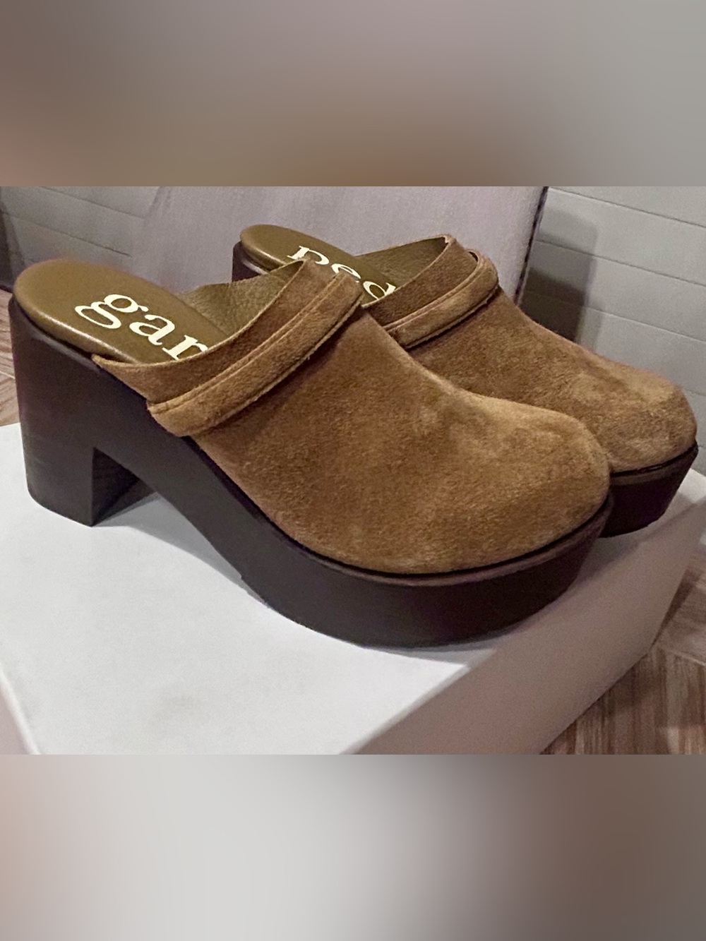 Pedro Garcia - NEW - "Della" Platform Wood Clogs - Size 36